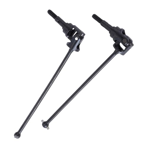 Steel Drive Shaft Wheel Stub Axle Set Compatible with FS-10 RC Car Truggy CNC Machined CVD Front Dogbones Adapter Universal Joint Replacement Part
