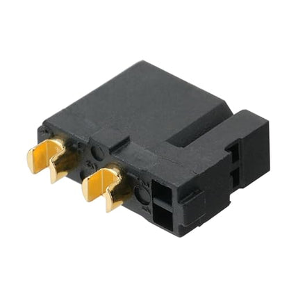 ELFCULB 10pcs Amass XT30(2+2) Female Connectors, Gold Plated for RC UAV Robots (Black) - color: 10pcs XT30(2+2) Female
