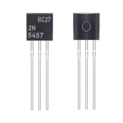 2N5457 N-Channel Junction Field Effect Transistors 5457 JFET TO-92 25V 10mA (Pack of 10pcs) - style: 2N5457