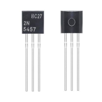 2N5457 N-Channel Junction Field Effect Transistors 5457 JFET TO-92 25V 10mA (Pack of 10pcs) - style: 2N5457