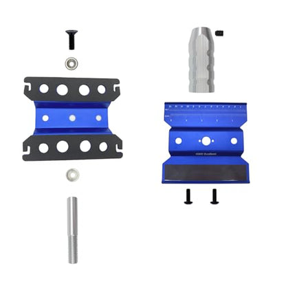 RC Car Stand RC Repair Stand 360 Degree Rotation Lift or Lower for Traxxas Arrma Redcat Axial RC4WD HSP Losi 1/8 1/10 1/12 1/16 Scale RC Crawler Car Truck Buggies (Navy Blue) - color: Navy Blue