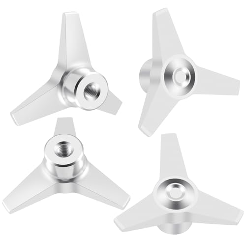 Anodized Aluminum Locknut Wheel Locking Nuts‌ Anti-Loose Nuts RC Truck Wheel Nut Set for 1/10 Scale Tamiya Clod Buster 4×4×4 RC Off-Road Car Truck Upgrades (Silver) - color: Silver