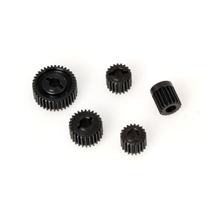 LCX Racing 1/10th RC Crawler Car Heavy Duty Hardened Steel 48P Gearbox Gear Set Transmission Gear Set for Axial SCX10 II 90046, Upgrades Parts Accessories
