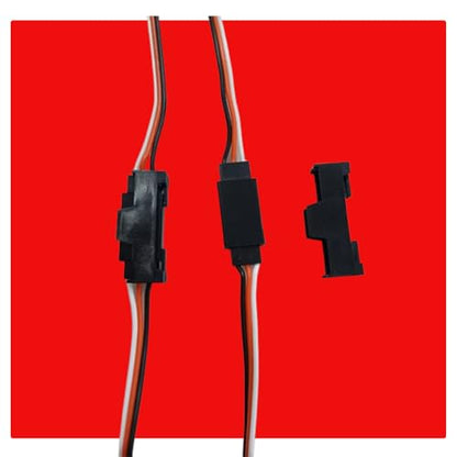 servo Extension Clip, Suitable for All servo Extensions 20 Pieces rc servo Lead Safety Clip wurenji