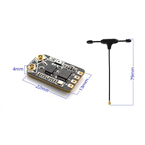 RadioMaster RP3 ELRS Receiver 2.4GHz ExpressLRS Nano Receiver FPV RX Module Receiver Long Range Low Latency for FPV Micro Drone Racing Drone Quadcopter