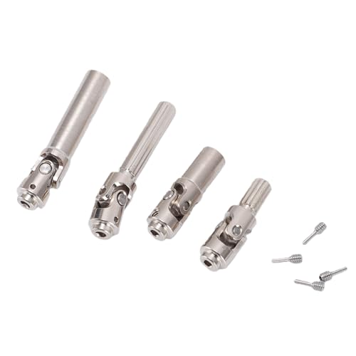 CHICIRIS 1/30 RC Crawler Drive Shafts Parts, Front Rear Replacement Transmission Shaft High Strength Steel, with Complete Drivetrain Set for SCX30 Model Car