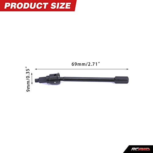 RCAWD Steel Front Drive Shaft for Axial 1/18 UTB18 Capra Trail Driveshaft Upgrade Parts