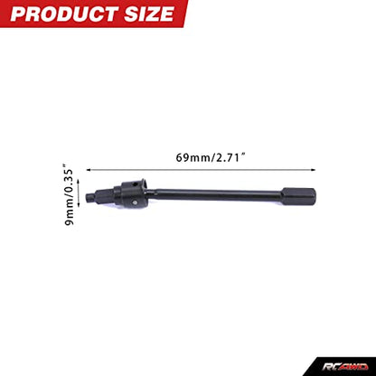 RCAWD Steel Front Drive Shaft for Axial 1/18 UTB18 Capra Trail Driveshaft Upgrade Parts