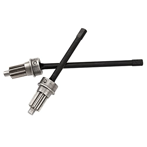 1Pair Vgoohobby Steel Front CVD Axle Shaft Portal Drive Input Gear Compatible with Traxxas TRX-4 1/10 RC Crawler Car