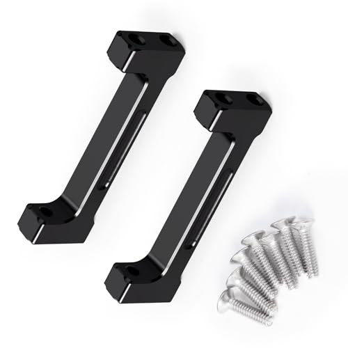 Aluminum Shock Tower Brace Support Shock Mount Support Stand Reinforcement Bracket for 1/18 Losi LMT RC Monster Truck Upgrade Parts - Black