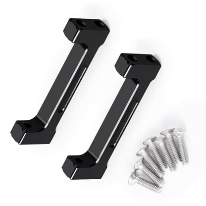 Aluminum Shock Tower Brace Support Shock Mount Support Stand Reinforcement Bracket for 1/18 Losi LMT RC Monster Truck Upgrade Parts - Black