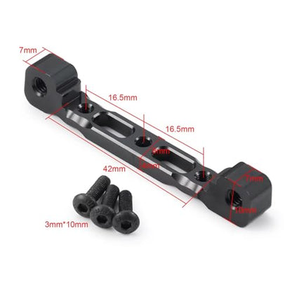 RC Car Toys For Kraton For Senton For Typhon For Talion 1/8 Metal Front Upper Rear Lower Suspension Mount Set RC Car Truck Upgrade Parts(Front Upper) - size: Front Upper