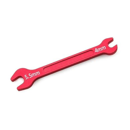 RC Car Upgrade Parts for RC Car Boat Airplane Parts 7075 Aluminum Turnbuckle Wrench 4.0mm 5.5mm Linkage Rod Adjustment Tool for M2 M3 Nuts - color: Red