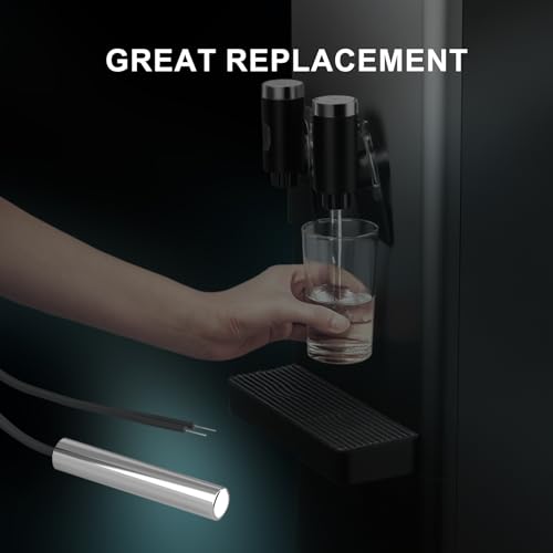 DROK 10K Temperature Sensor Probe 3pcs, 1 Meter Waterproof Stainless Steel NTC Temperature Probe for Various Water Dispensers, Air Conditioners, Refrigerators, Freezers, Water Heaters, Dishwashers