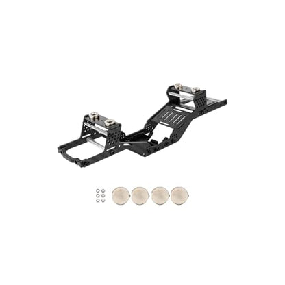 SCX24 LCG Chassis RC Carbon Fibre Frame Body Shell for Axial SCX24 | Frame Body Shell Kit for Axial SCX24 C10 JLU Bronco Base Camp GX470 Upgrade Parts 1/24 RC Crawler