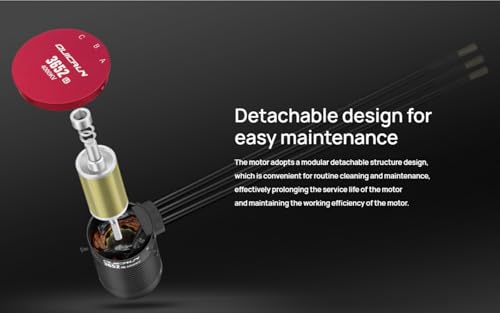 3660SL G2 Sensorless Brushless Motor 3660 3150KV/3700KV 2-3S RC Car Motor for 1/10 Scale RC Trucks & Monster Trucks (3660 3700KV) - size: 3660 3700KV