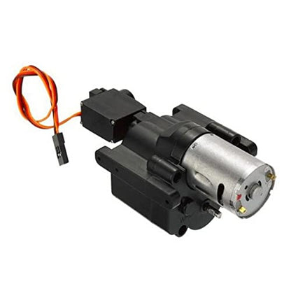 CRUMPS 370 Motor 2 Speed Gearbox with Steel Gear Drive Shaft for WPL C14 C24 B14 B36 MN D90 MN-90 MN99S RC Car Upgrades Parts (Color : E), CRUMPS228 - color: E