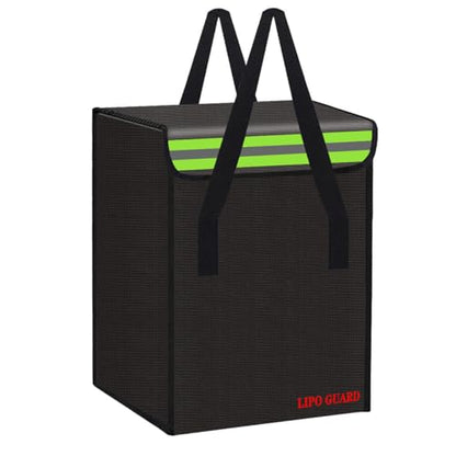 9.8"x7.9"x15.8" Ebike Battery Safe Bag Fireproof Charging Lipo Bag Large Capatity for Lipo Battery Pack Storage Charging Transport, Home Office Travel Fireproof Safe Storage Pouch - size: 250*200*400mm