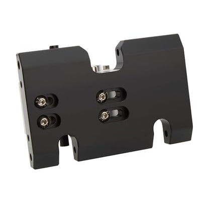 MEUS RACING V2 LCG Transmission Overdrive Gearbox for Axial SCX10 1/10 RC Crawler Upgrades (Silver) - color: Silver