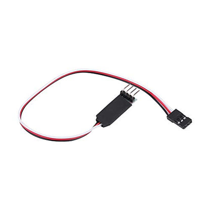 RC Light Switch System Extension Cable RC LED Light Control Wire Switch Cable 190mm Controls 2 Sets of LED with 3rd Channel Button for All car