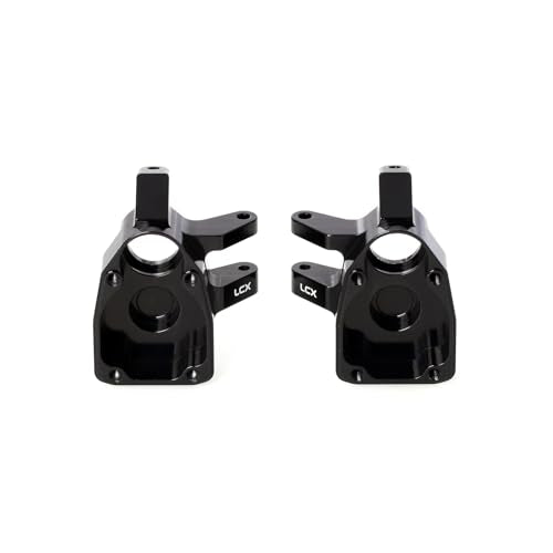 LCX Racing 1/8th RC Crawler Car Aluminum AF16P Front Portal Axles Steering Knuckles for Axial AXP8 Gilamon 2.2，Upgrades Parts Accessories