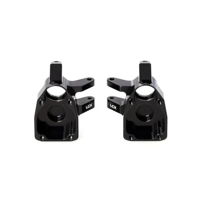 LCX Racing 1/8th RC Crawler Car Aluminum AF16P Front Portal Axles Steering Knuckles for Axial AXP8 Gilamon 2.2，Upgrades Parts Accessories