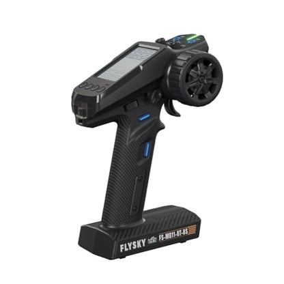 Flysky FS-MG11 2.4GHz 11CH Radio Transmitter with FS-R11P Receiver, IBUS 2A-BS Protocol Remote Controller with Receiver for RC Car Boat