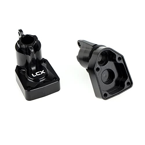 LCX Racing 1/18th RC Crawler Car Rear Portal Axles Aluminum Portal Axle Components for Axial Capra UTB18 Unlimited Trail Buggy, Upgrades Parts Accessories (Portal Housing)