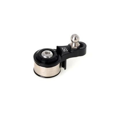 LCX 1/10th RC Crawler Car CNC Machined Aluminum Servo Horn Servo Arm 25T for TRX4 TRX6, Upgrades Parts Accessories (Black) - color: Black