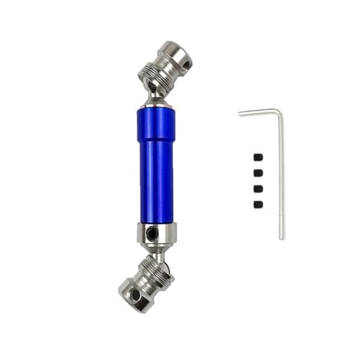 RC Car Drive Shafts for WLtoys 12428 12423 1/12 Metal Rear Drive Shaft CVD 80mm Dog Bone Transmission Shaft RC Car Short Course for Desert Buggy RC Car Parts(Blue) - color: Blue