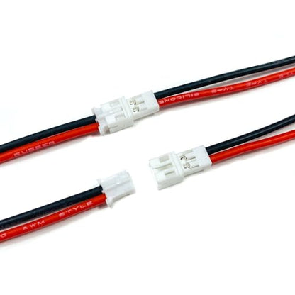 10Pairs JST-PH 2.0 2 Pin Male and Female Connector Soft Silicone Cable 10cm for Battery JJRC H36 H67 Blade Inductrix E010