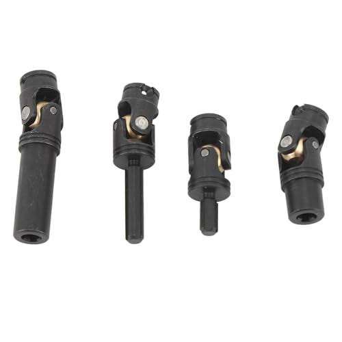 Adjustable Metal Front and Rear CVD Driveshaft Set for 1/18 RC Crawler, Replacement Drive Shaft Kit