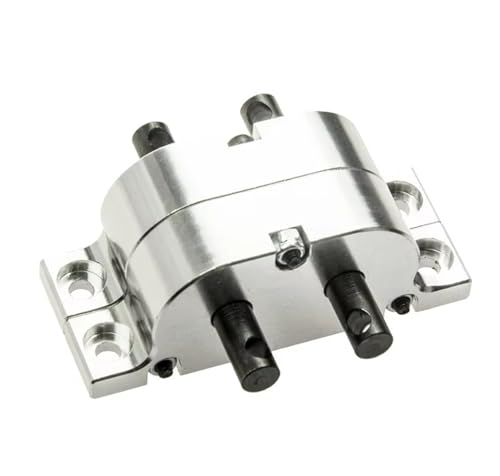 RC Car Parts for Axial for SCX10 D90 1/10 for Tamiya Truck Metal Transfer Case Gearbox Intermediate Fixing Plate RC Crawler Car Truck Upgrade Parts Accessories(Transfer Case) - size: Transfer Case
