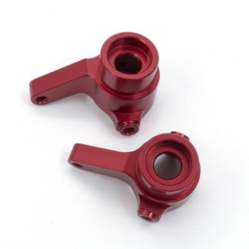 15Pc/Set Compatible with HAIBOXING 1/18 RC Car Parts, Metal Upgrade Parts Suspension Arm Steering Knuckle Wheel Hub Shock Tower for HBX 18859 18858 18857 18856 RC Cars Accessories (Red) - color: Red