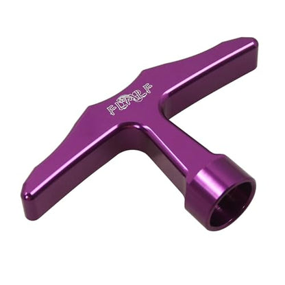 Alloy CNC Pull Starter Handle for Zenoah CY Rovan TSRC Engine (Purple) | for 1/5 Hpi Rofun Km Baja Lois 5ive-T FG GoPed Redcat Rc Car Parts - color: Purple