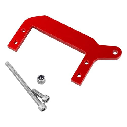 TRX4 CNC Servo Mount Brackets Stand,Axle SOA Mount 4-Link Suspension for TRX-4 1/10 RC Crawler Metal Upgrades (red) - color: Red