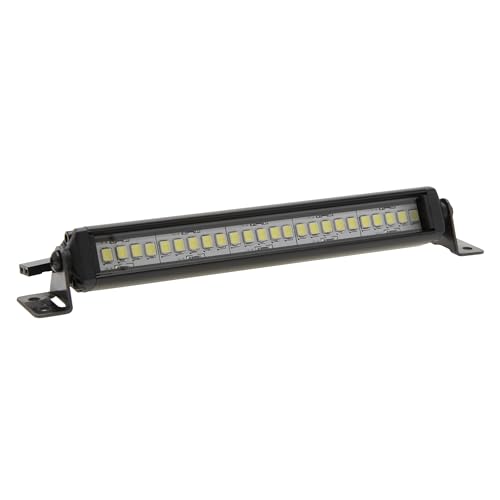 DKKY RC Car LED Lights Kit Light Bar for 1/10 RC Crawler Axial SCX10 Traxxas TRX4 Arrma Senton Redcat Gen7 Tamiya D90 CC01 (110mm/25 Beads) - size: 110mm/25 Beads