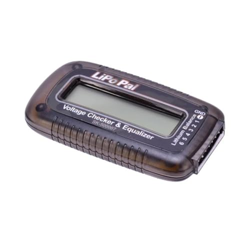2-6S LiPo Battery Voltage Checker Equilizer Capacity Display Voltage Indicator Self Voltage Balancer for RC Car