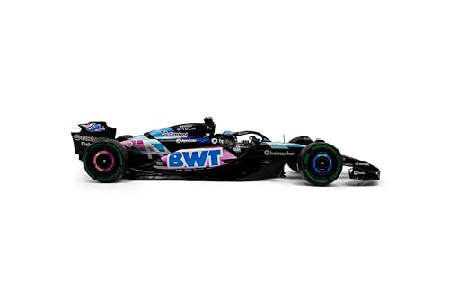 Solido 1:18 Scale Alpine F1 Team A524 Blue E.Ocon Brazilian GP 2024 Diecast Model Car S1814004
