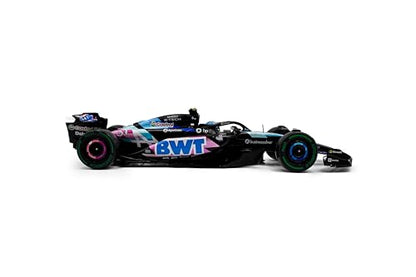 Solido 1:18 Scale Alpine F1 Team A524 Blue E.Ocon Brazilian GP 2024 Diecast Model Car S1814004