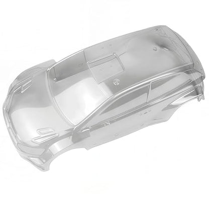 Transparent RC Car Body Shell Replacement, Clear Spare Body Housing for 1/12 Scale RC Vehicles (Compatible with P12-Style Chassis)