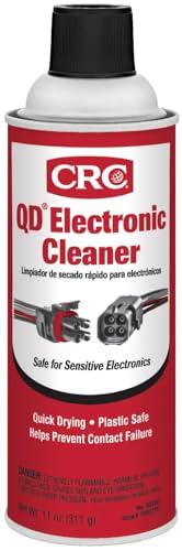 CRC 05103 QD Electronic Cleaner -11 Wt Oz | Electronic Contact Cleaner, Circuit Board Cleaning, Sensitive Electronics, Fast Drying, No Residue.