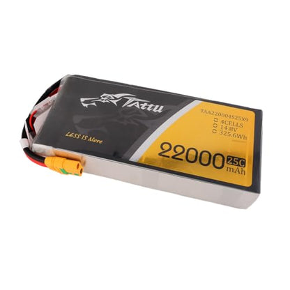 TATTU G-Tech 22000mAh 25C 14.8V 4S Lipo Battery with XT90-S Plug