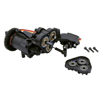 2Speed Transmission Gearbox with Internal Gears and Servo for 1/10 RC Crawler Car Traxxas TRX4 TRX6 Upgrade Parts