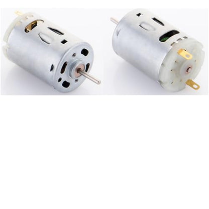 6-12V 10000RPM Mini DC Motor 380 High Torque Gear Motor for RC Boat Model Smart Cars DIY Toys - (2 PCS) - size: 380