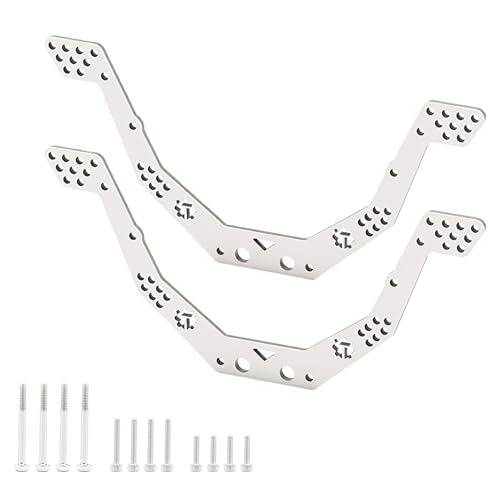 GR5 Titanium Chassis Kit Frame Rail with Multiple Shock mounting Locations for 1/24 AX24 XC-1 Upgrades