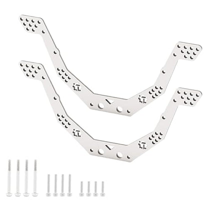 GR5 Titanium Chassis Kit Frame Rail with Multiple Shock mounting Locations for 1/24 AX24 XC-1 Upgrades