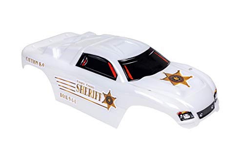 SummitLink Custom Body Police Style Compatible for 1/10 Scale RC Car or Truck (Truck not Included) R-PW-01