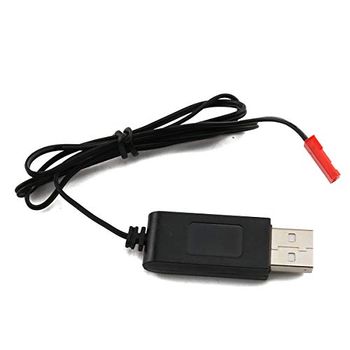 E-outstanding3.7V USB Charging Cable Male JST Plug to USB Connector Lithium Battery Charger for RC Aircraft Helicopter Toys Accessories