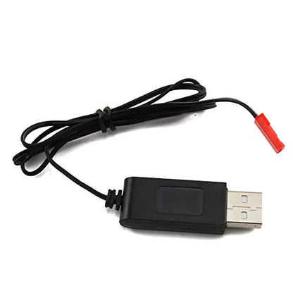 E-outstanding3.7V USB Charging Cable Male JST Plug to USB Connector Lithium Battery Charger for RC Aircraft Helicopter Toys Accessories